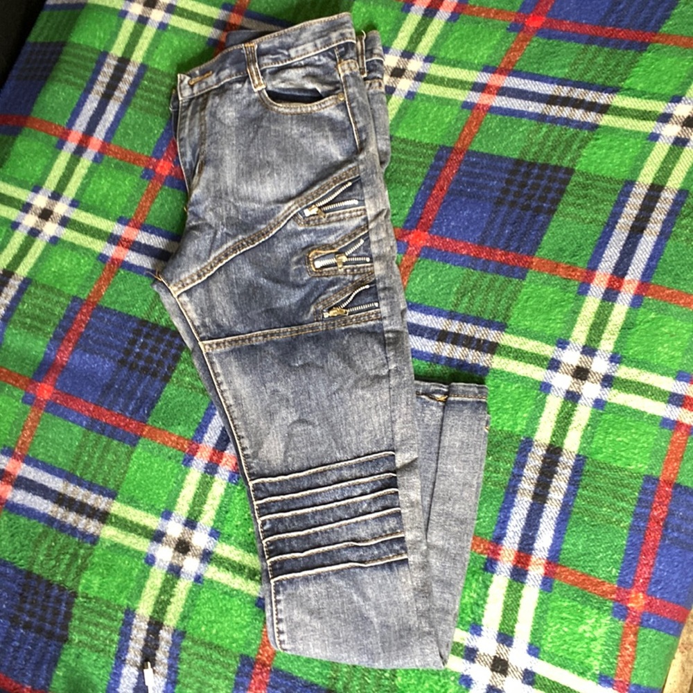 Zipper Jeans